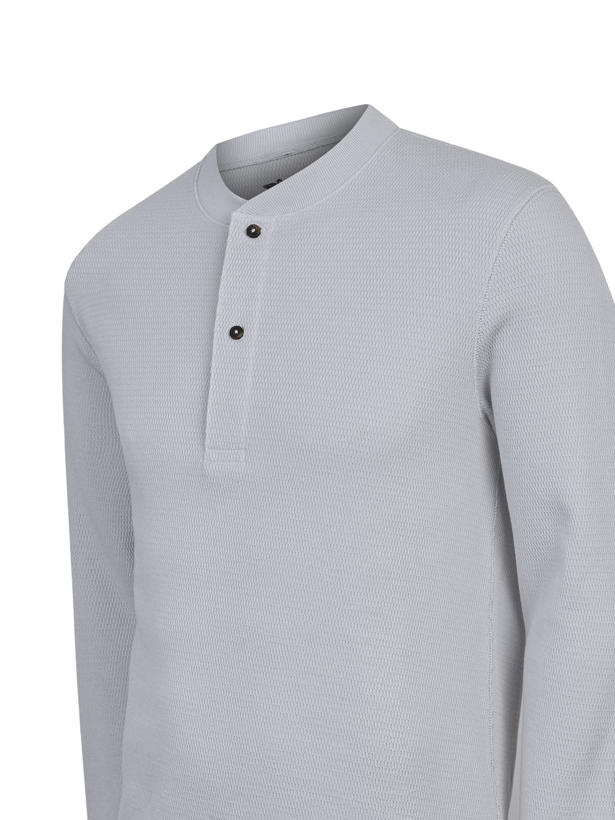 Polera Algodón Hombre Grain Gris Rockford