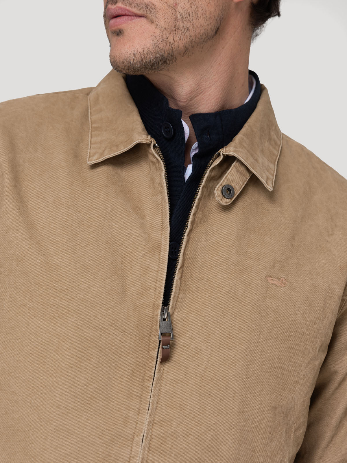 Chaqueta Algodón Hombre Orezzo Beige Rockford