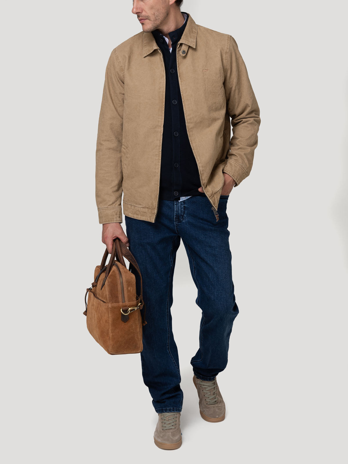 Chaqueta Algodón Hombre Orezzo Beige Rockford