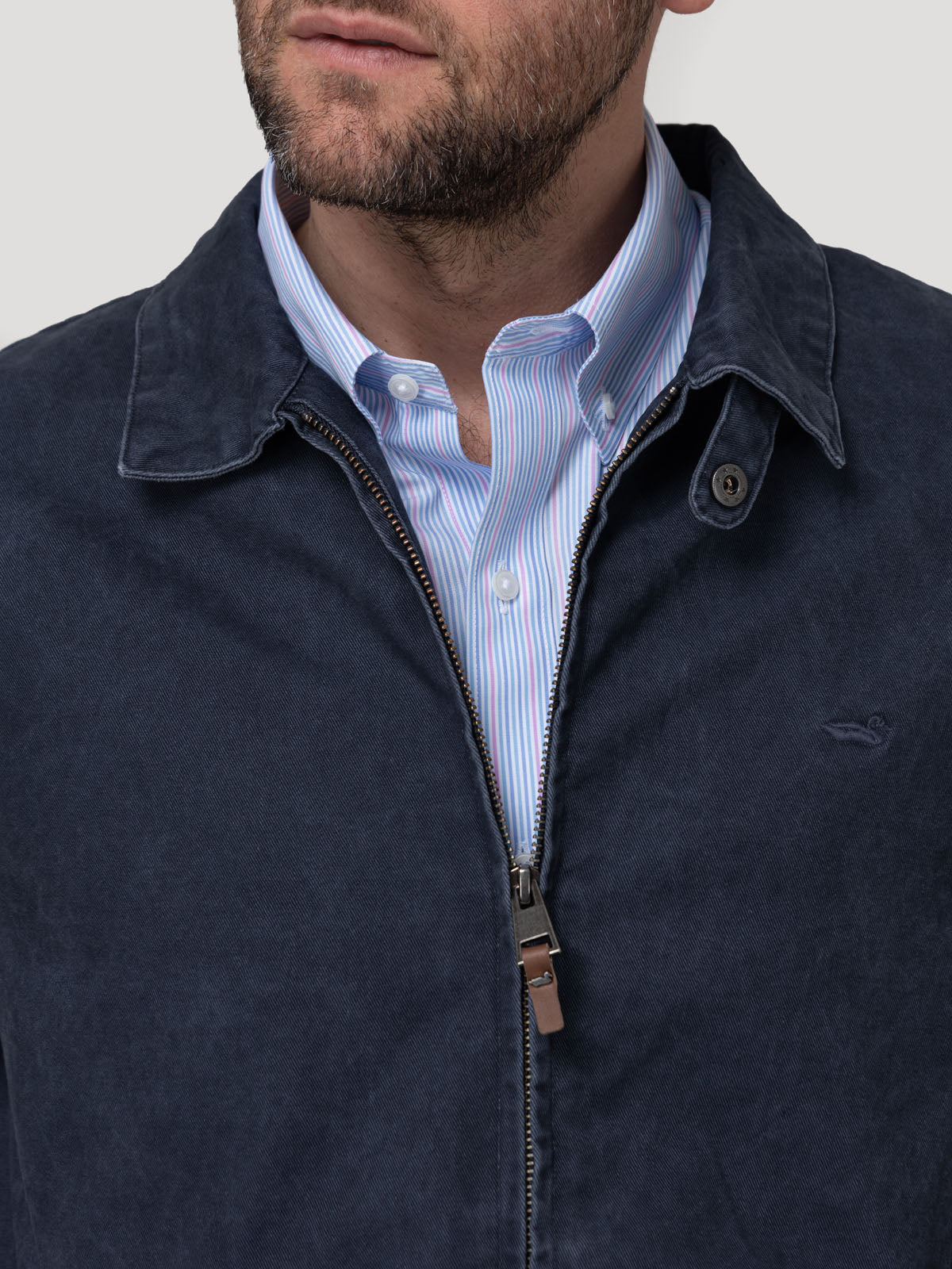 Chaqueta Algodón Hombre Orezzo Azul Rockford