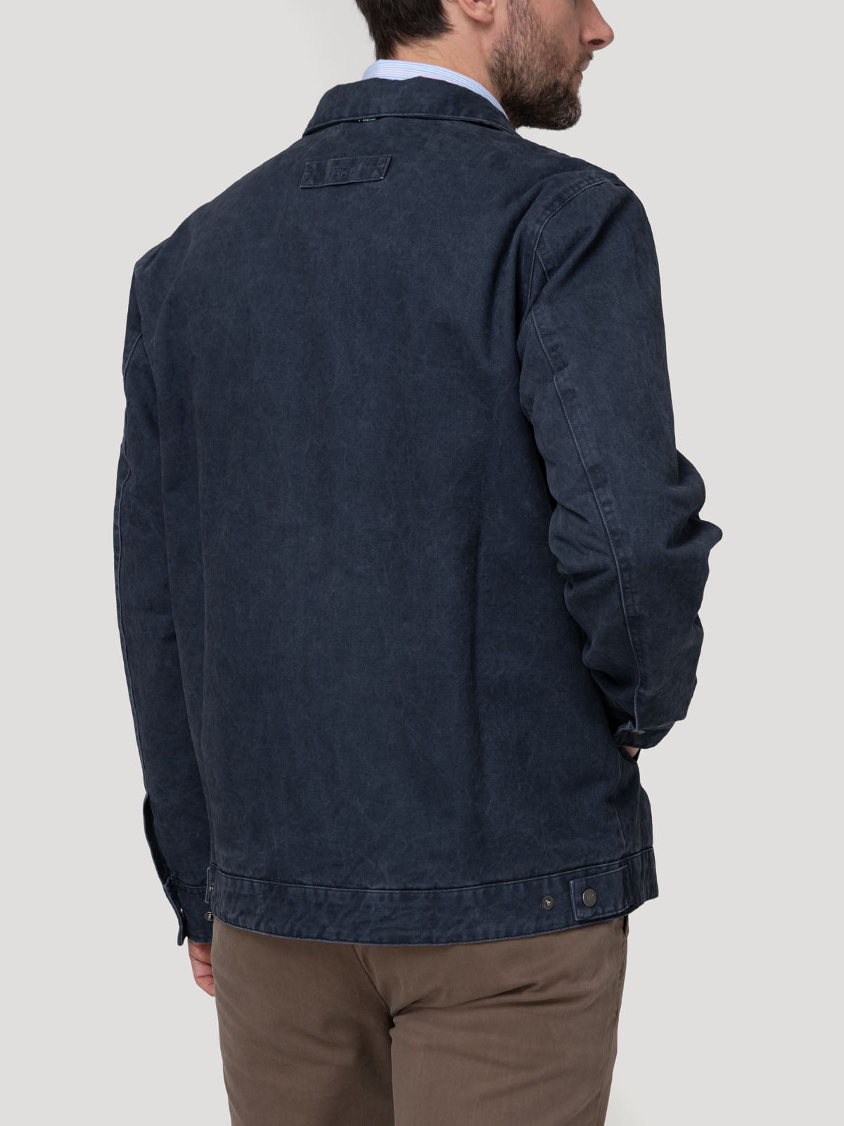 Chaqueta Algodón Hombre Orezzo Azul Rockford