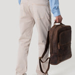 Pantalón Algodón Hombre Five Beige Rockford