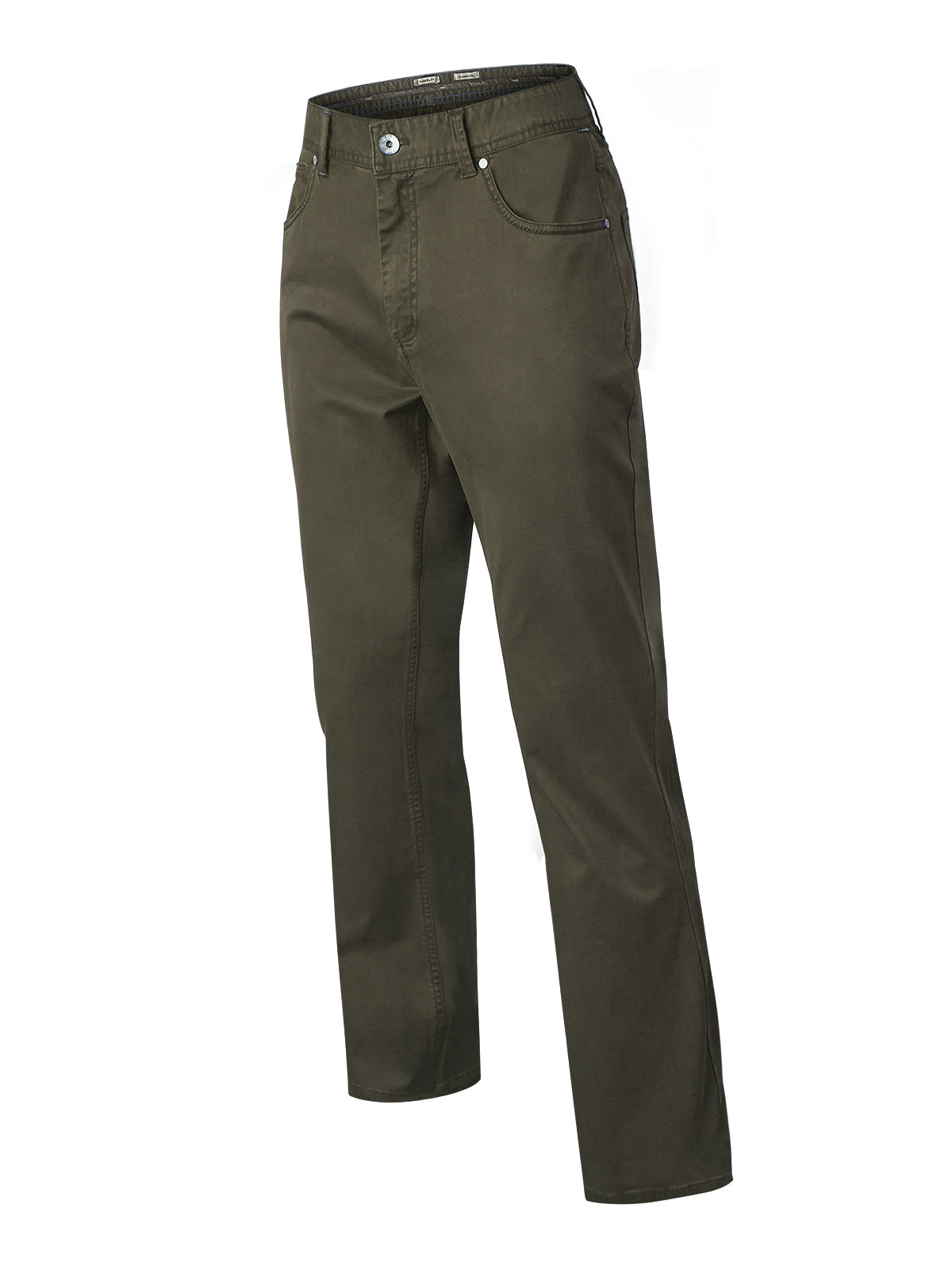 Pantalón Algodón Hombre Five Verde Rockford