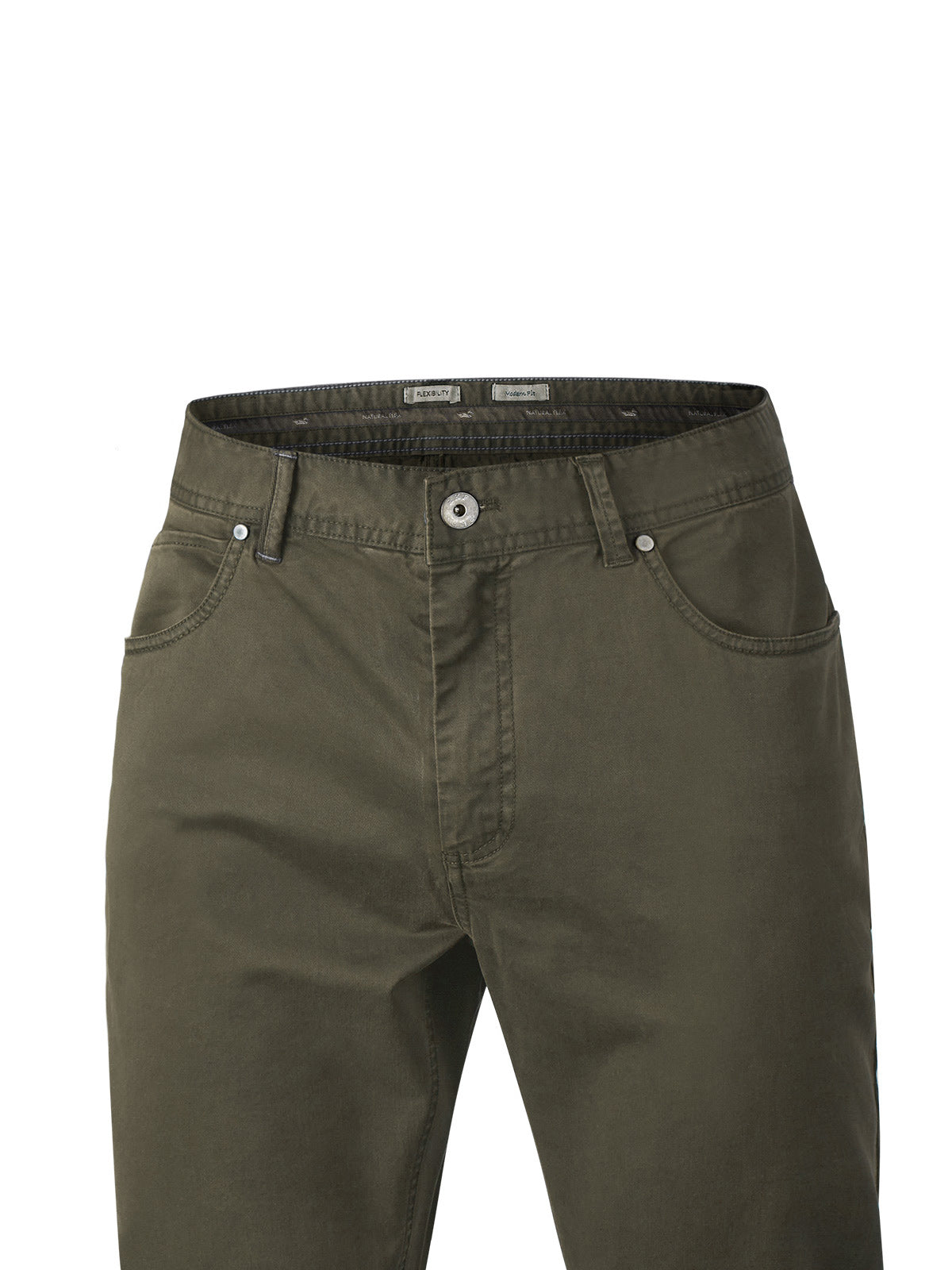 Pantalón Algodón Hombre Five Verde Rockford