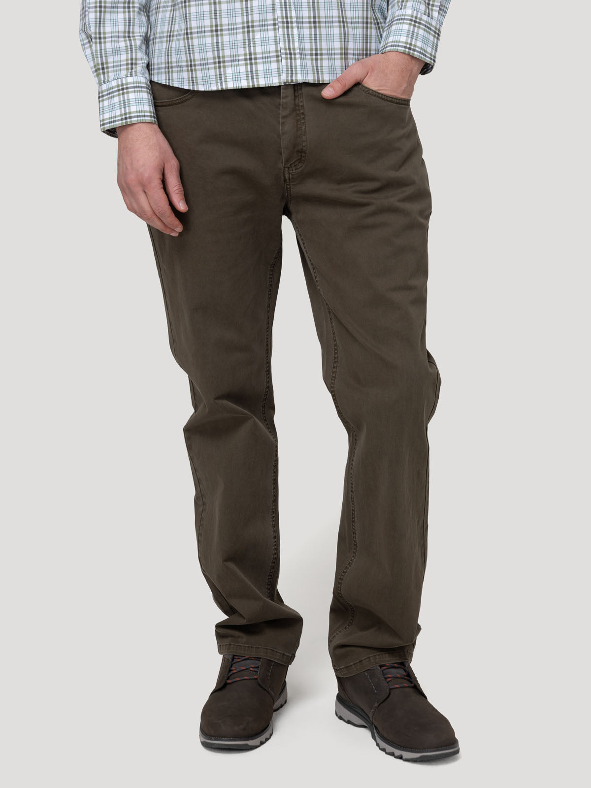 Pantalón Algodón Hombre Five Verde Rockford