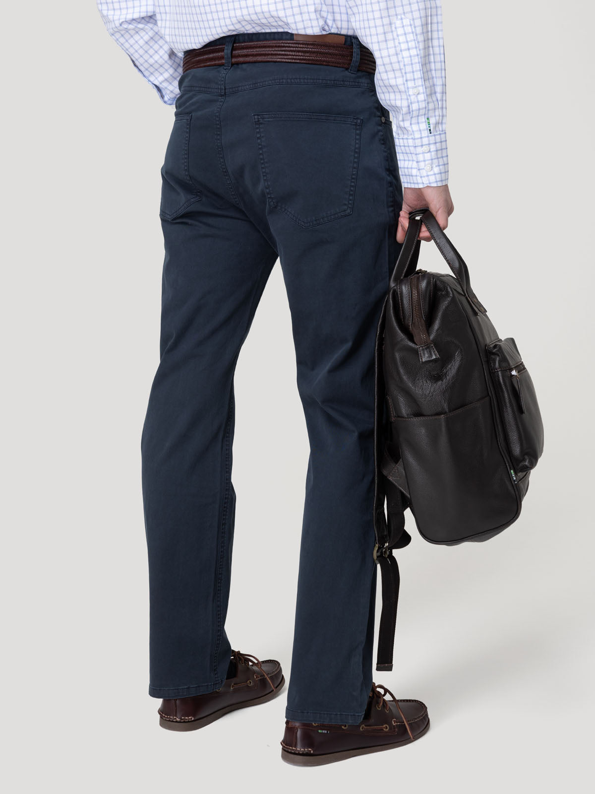 Pantalón Algodón Hombre Five Azul Rockford