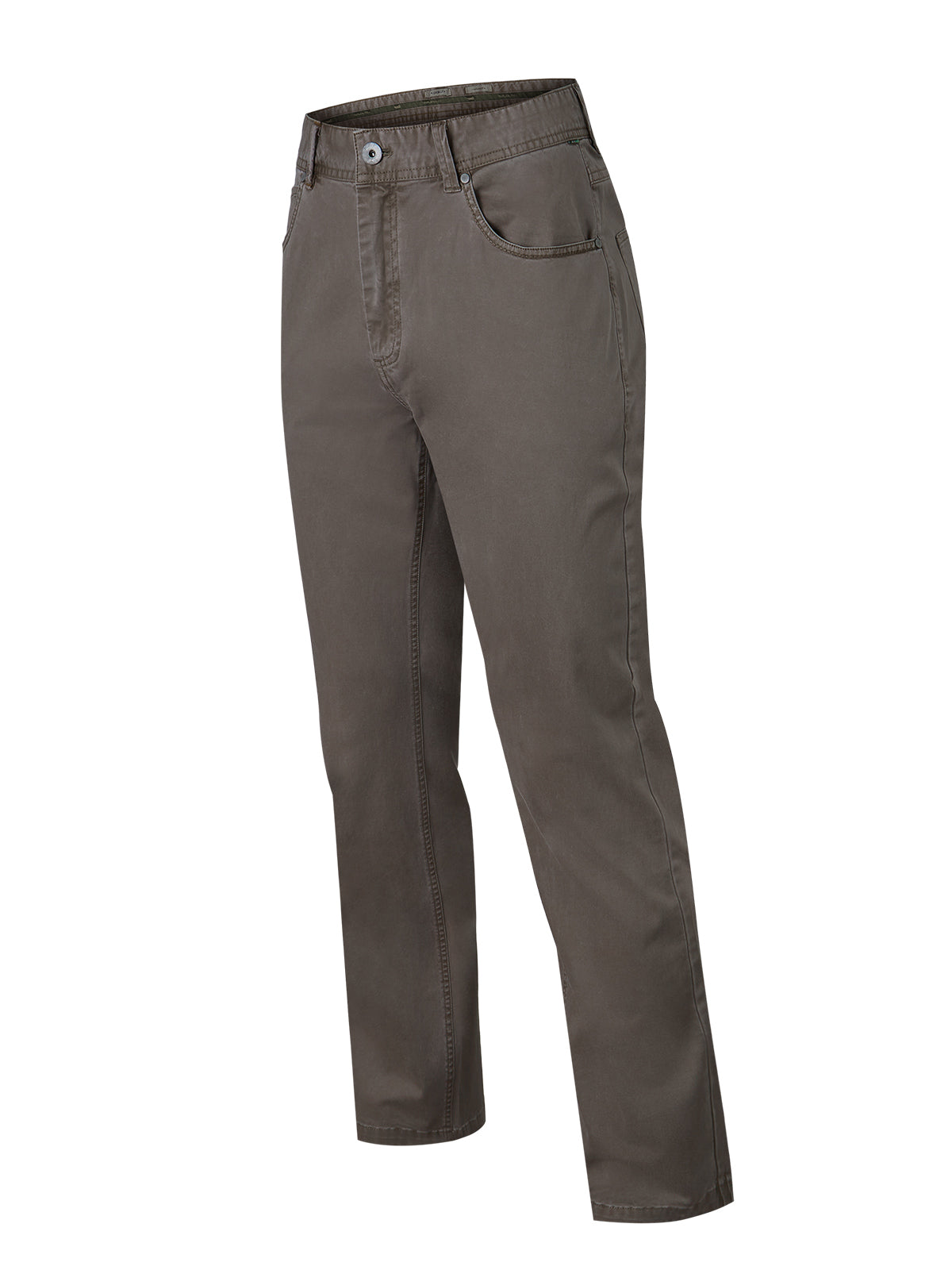 Pantalón Algodón Hombre Five Café Rockford
