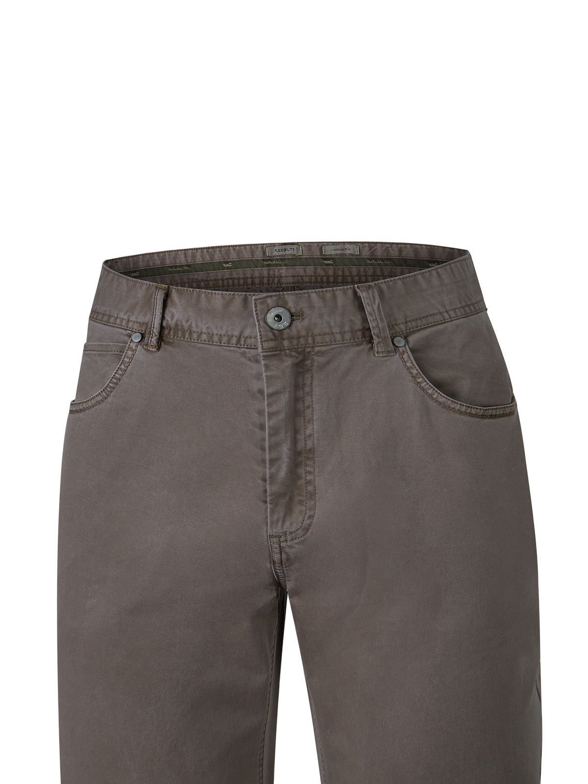 Pantalón Algodón Hombre Five Café Rockford