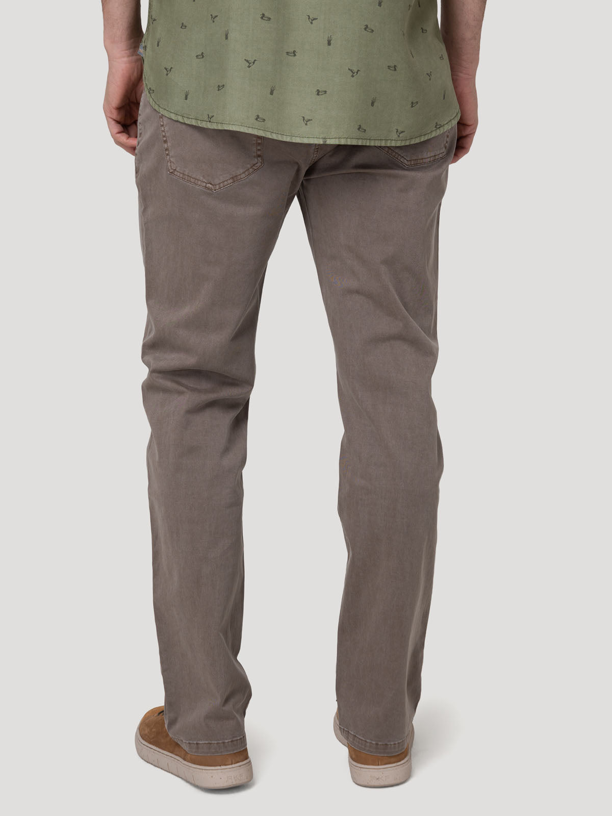 Pantalón Algodón Hombre Five Café Rockford