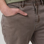 Pantalón Algodón Hombre Five Café Rockford