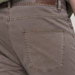 Pantalón Algodón Hombre Five Café Rockford