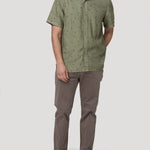 Pantalón Algodón Hombre Five Café Rockford