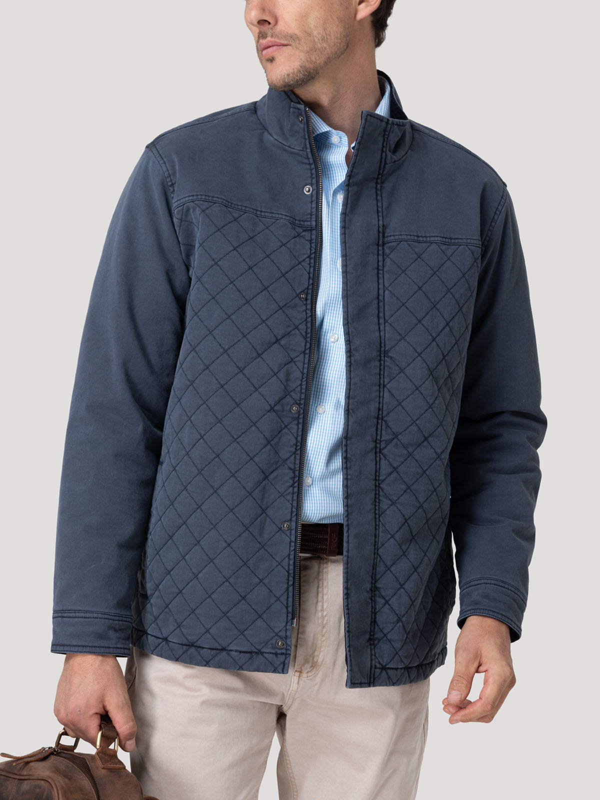 Chaqueta Thermore Hombre Laurenzo Azul Rockford