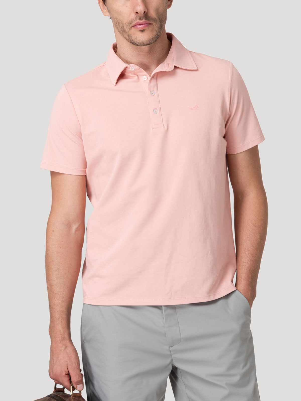 Polera Algodón Hombre Padua Naranjo Rockford