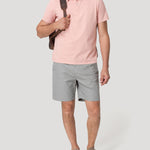 Polera Algodón Hombre Padua Naranjo Rockford
