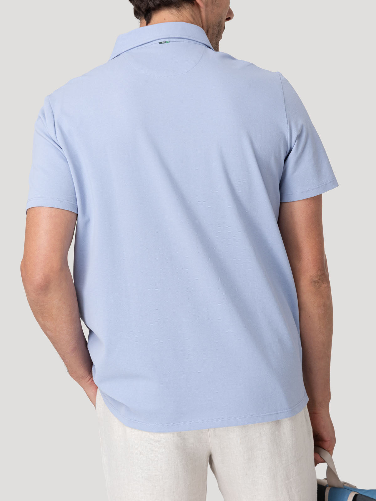 Polera Algodón Hombre Padua Celeste Rockford
