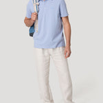 Polera Algodón Hombre Padua Celeste Rockford