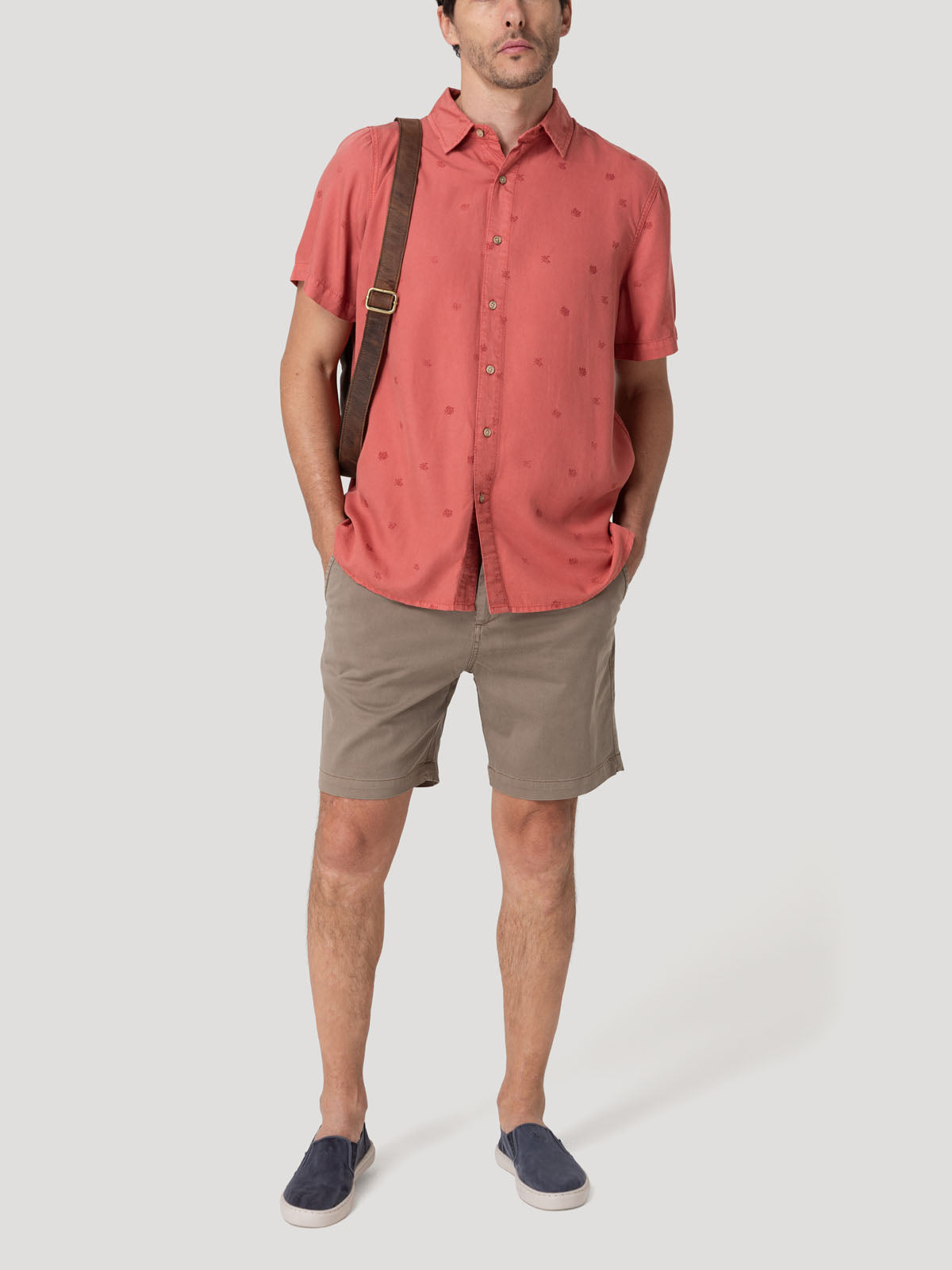 Short Algodón Hombre Classic Café Rockford