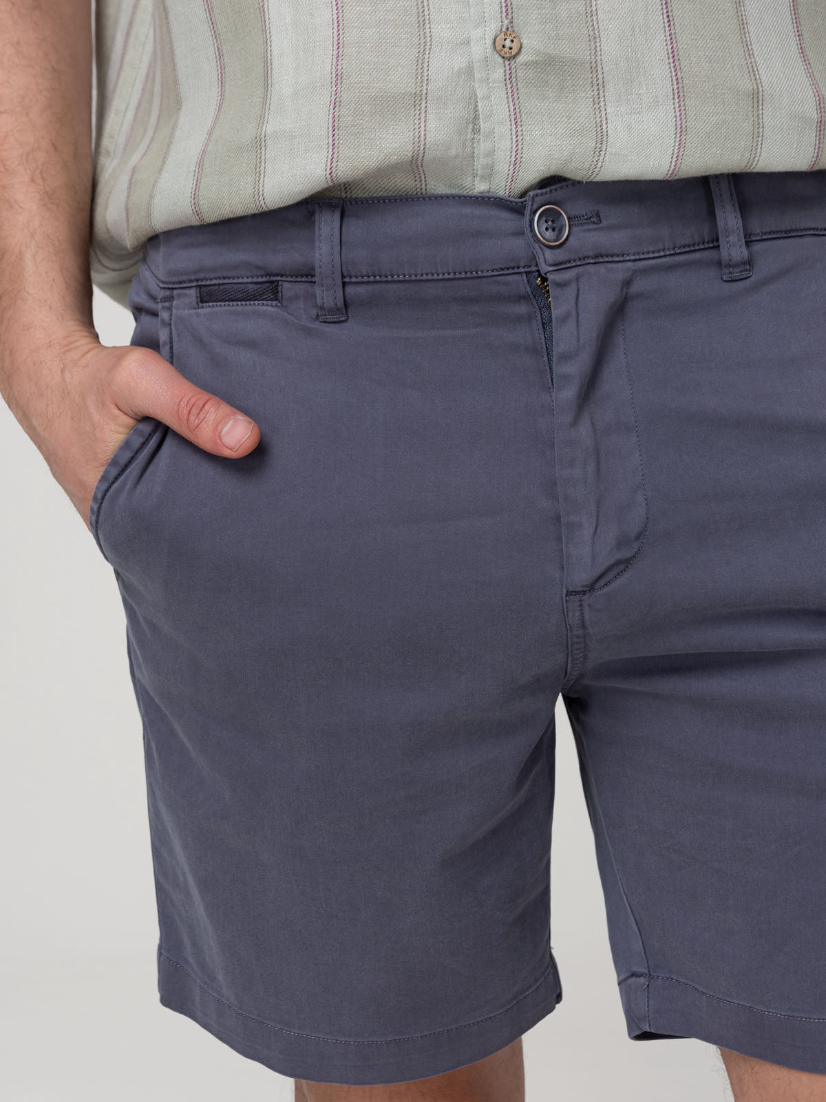 Short Algodón Hombre Classic Gris Rockford