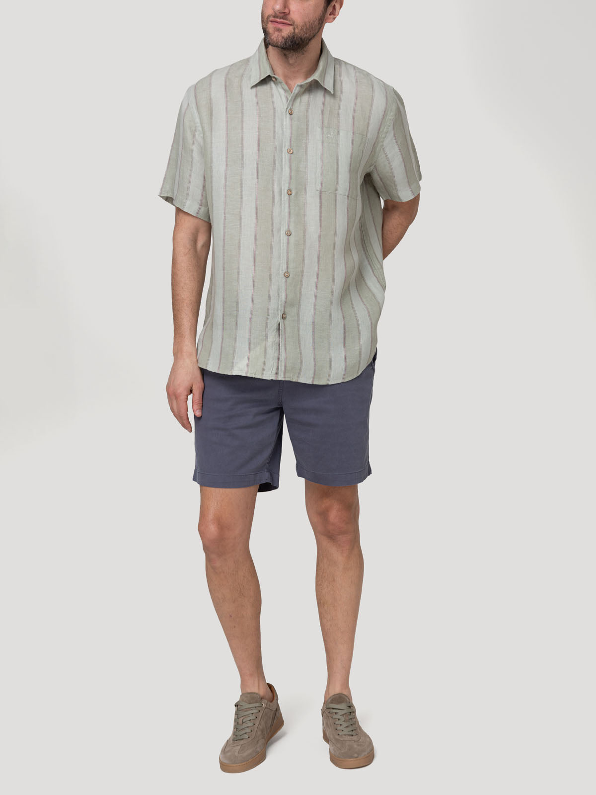 Short Algodón Hombre Classic Gris Rockford