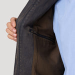 Chaqueta Algodón Hombre Albor Café Rockford