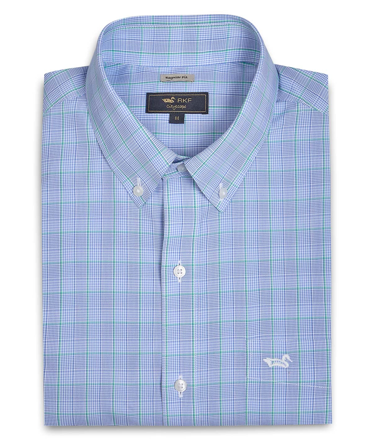 Camisa Cuello Button-Down Hombre Wf Pb Verde Rockford