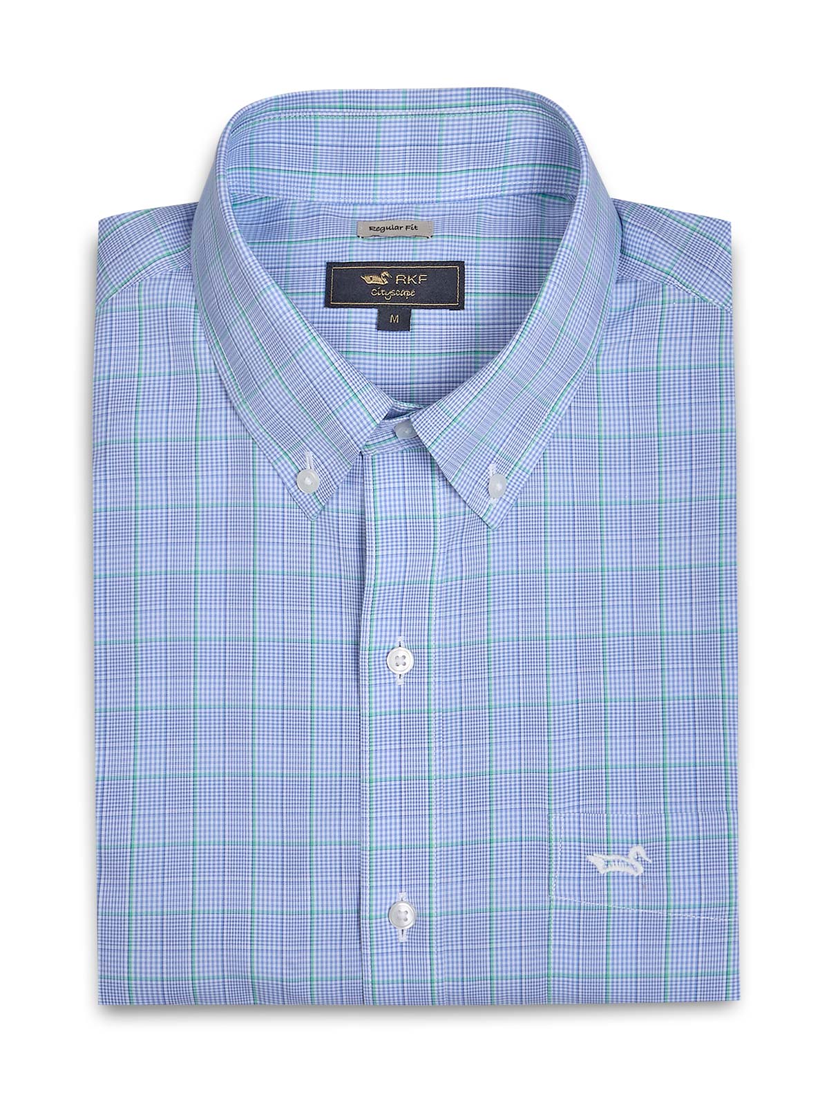 Camisa Cuello Button-Down Hombre Wf Pb Verde Rockford