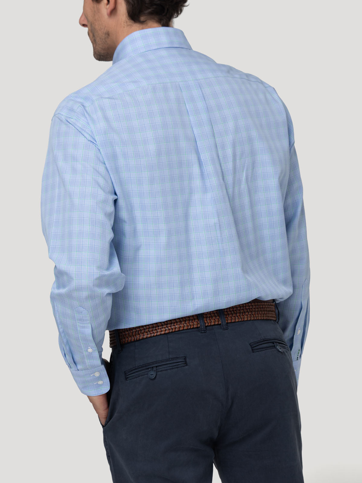 Camisa Cuello Button-Down Hombre Wf Pb Verde Rockford
