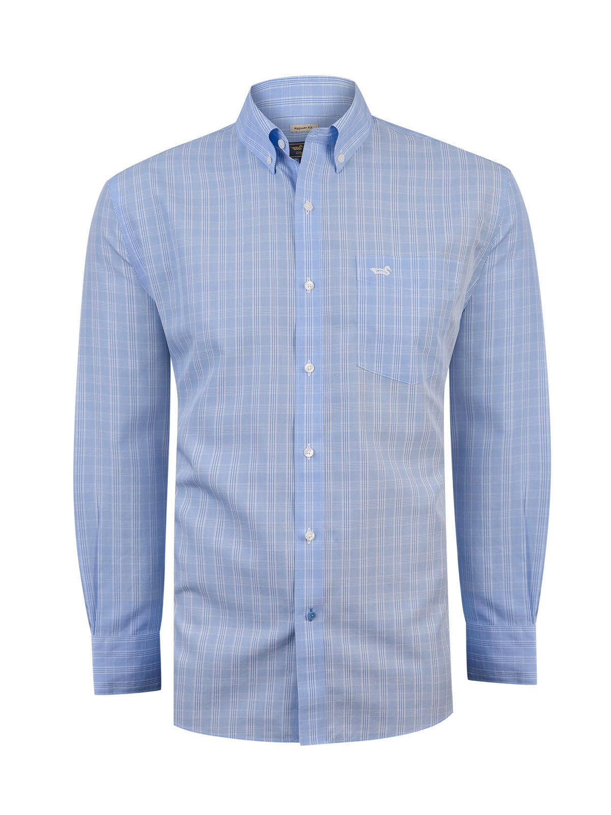 Camisa Cuello Button-Down Hombre Wf Pb Azul Rockford