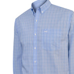 Camisa Cuello Button-Down Hombre Wf Pb Azul Rockford