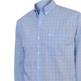 Camisa Cuello Button-Down Hombre Wf Pb Azul Rockford