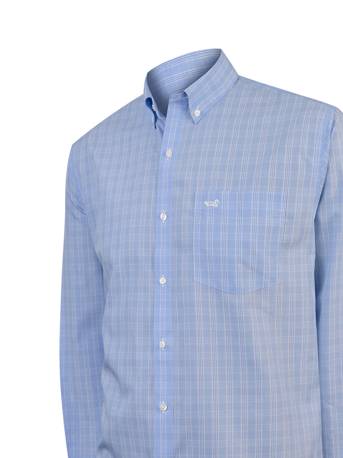 Camisa Cuello Button-Down Hombre Wf Pb Azul Rockford