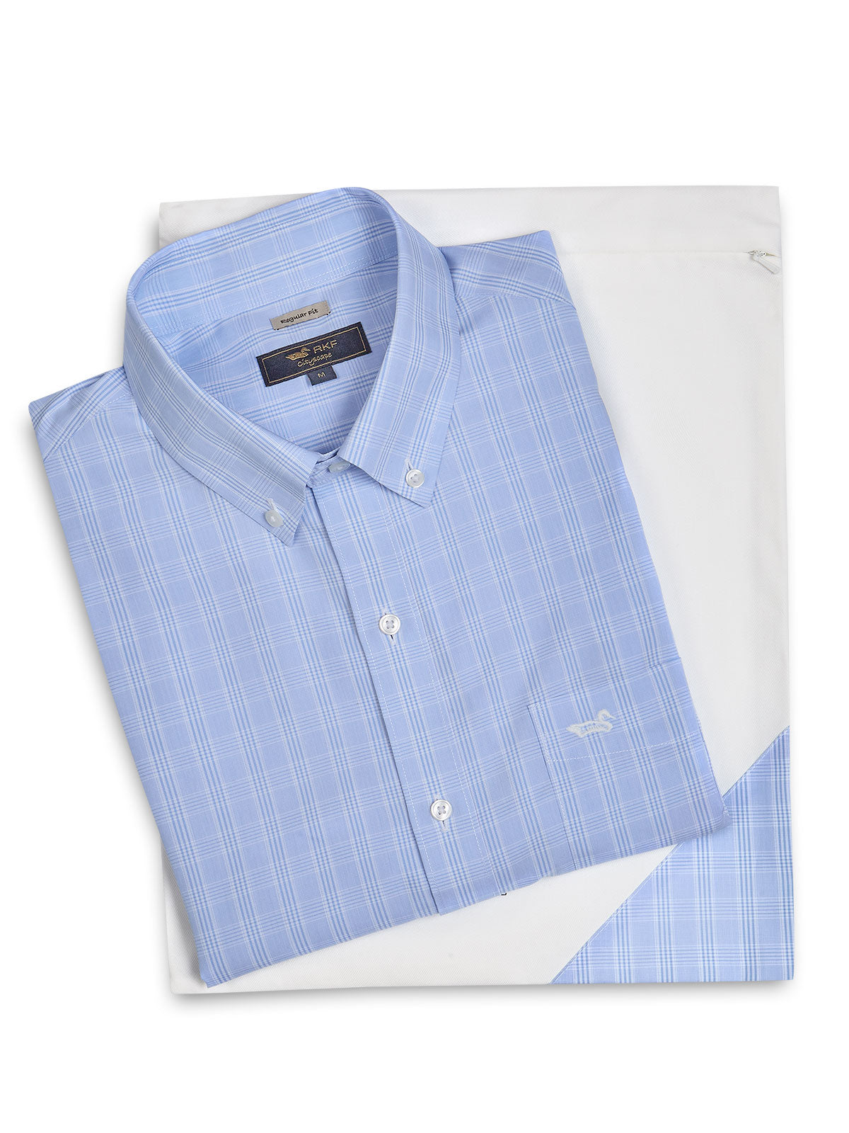 Camisa Cuello Button-Down Hombre Wf Pb Azul Rockford