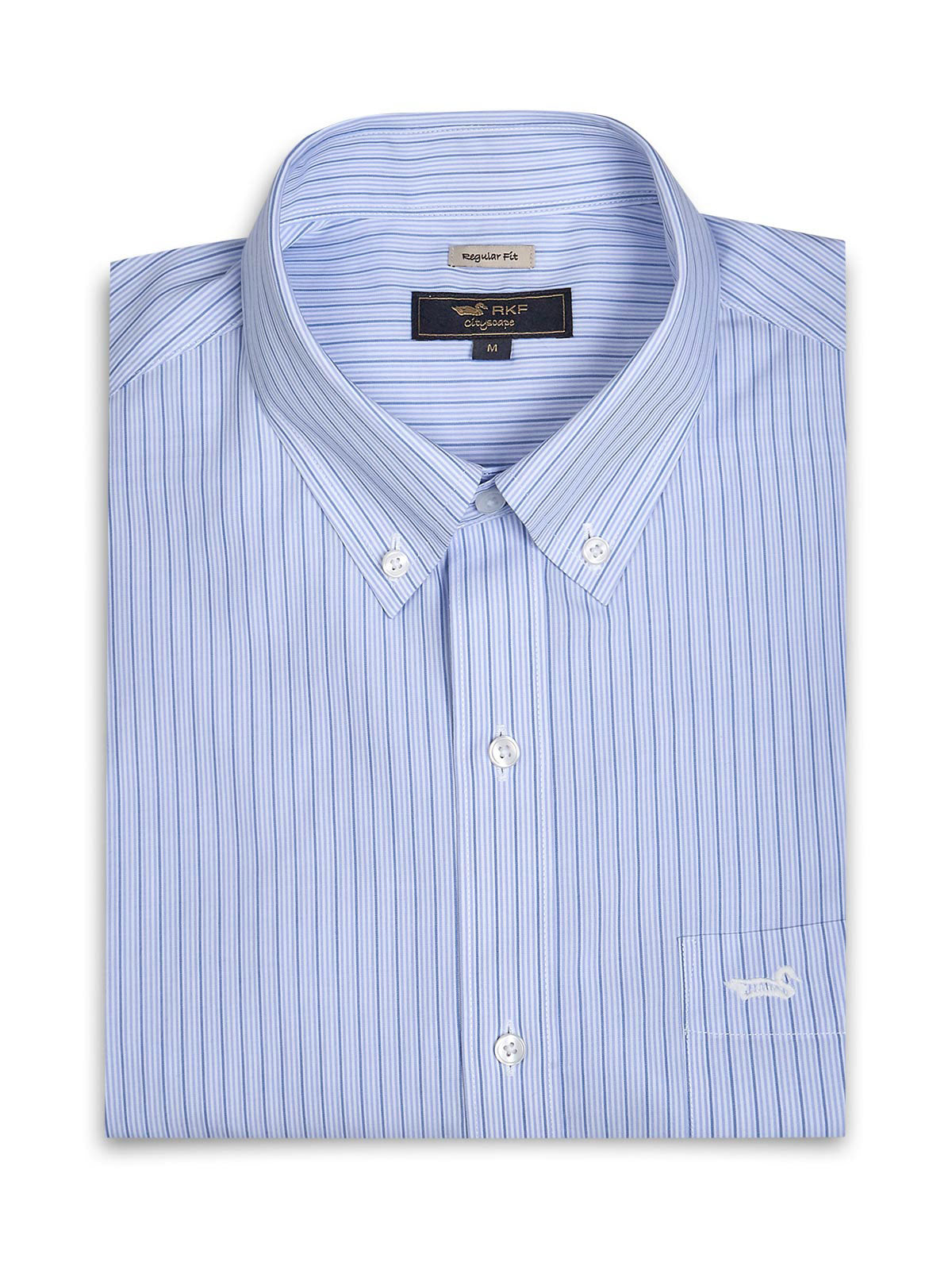 Camisa Cuello Button-Down Hombre Wf Pb Azul Oscuro Rockford