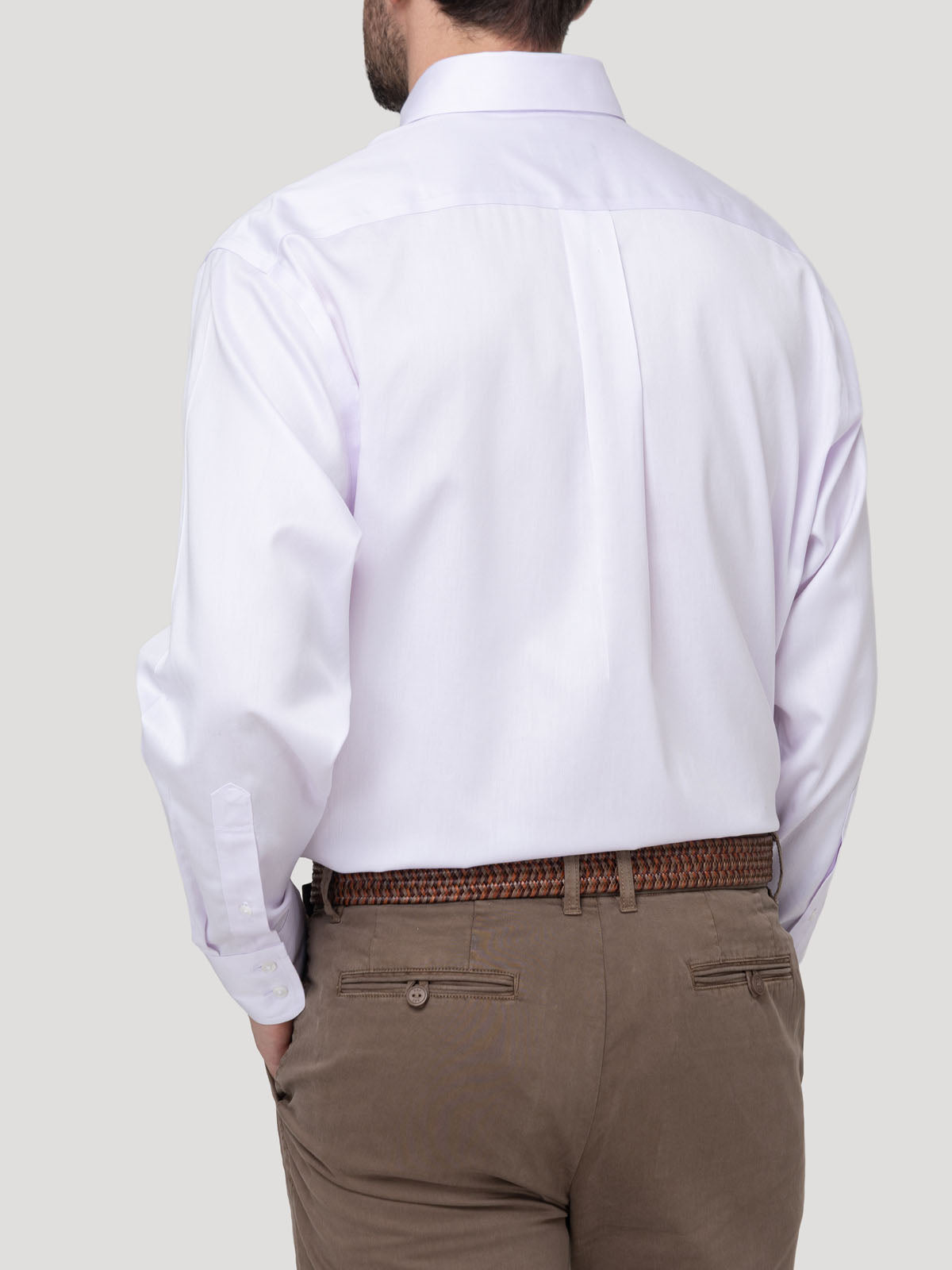 Camisa Cuello Button-Down Hombre Wf Pb Lila Rockford