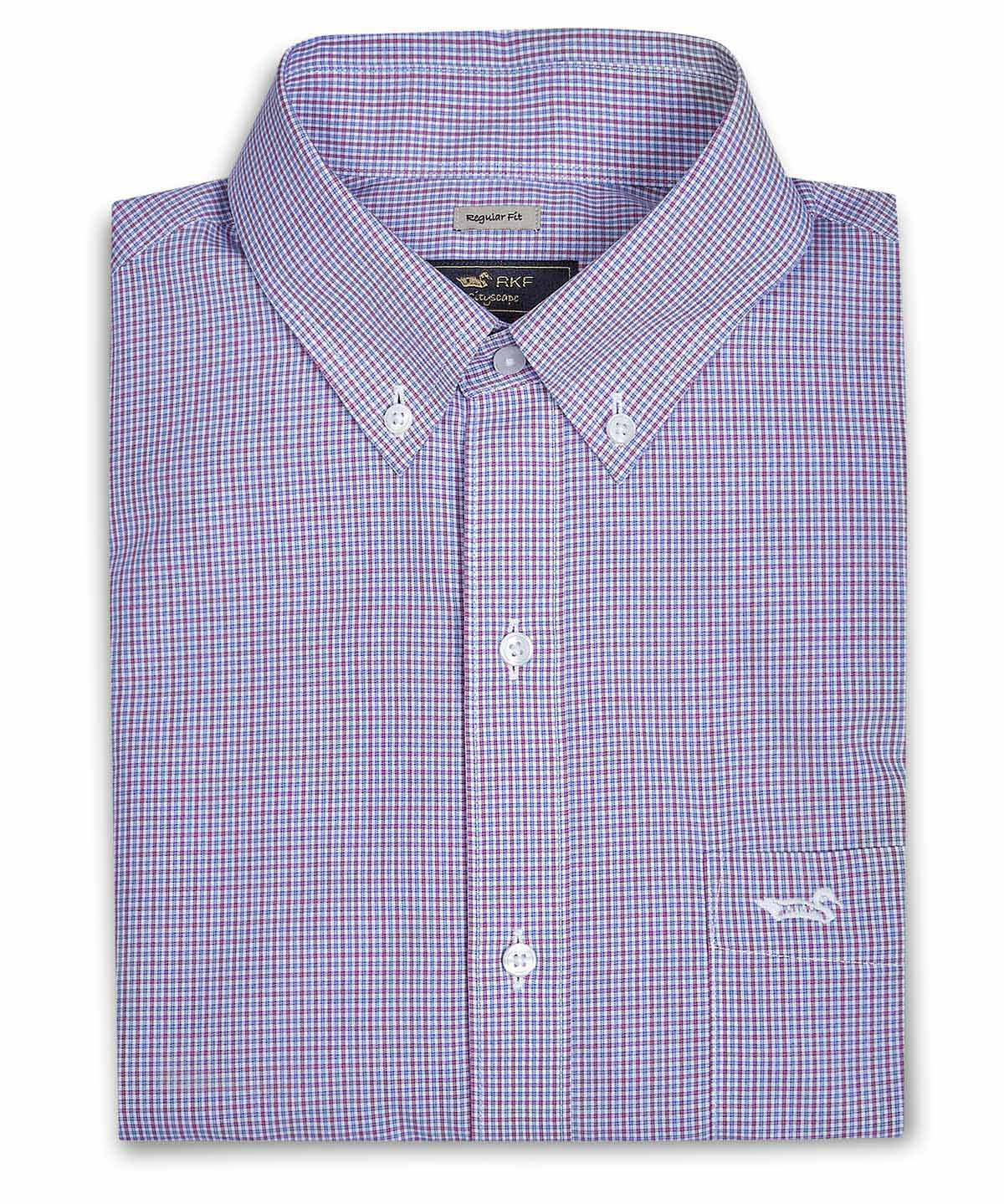 Camisa Cuello Button-Down Hombre Wf Pb Rojo Rockford
