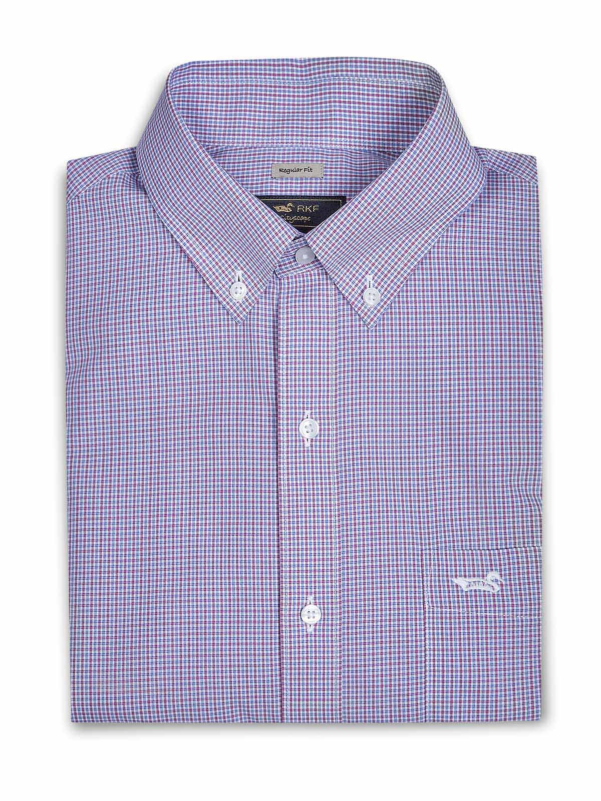 Camisa Cuello Button-Down Hombre Wf Pb Rojo Rockford
