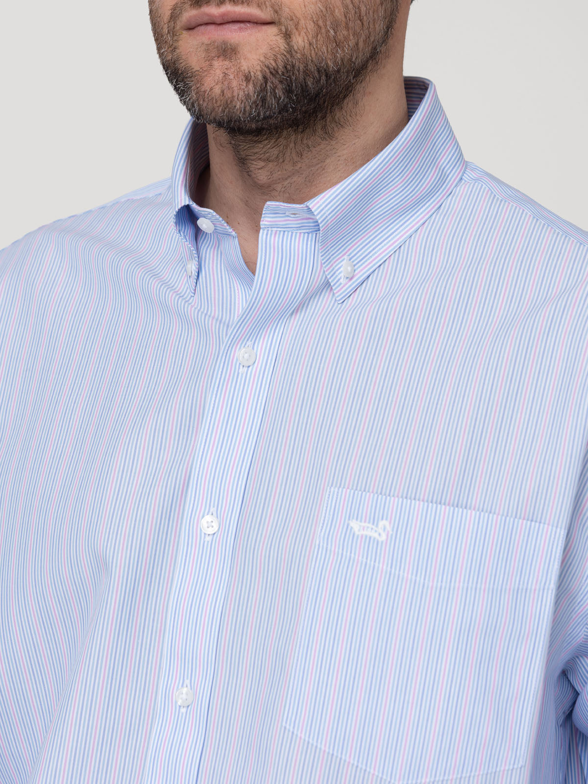Camisa Cuello Button-Down Hombre Wf Pb Multicolor Rockford
