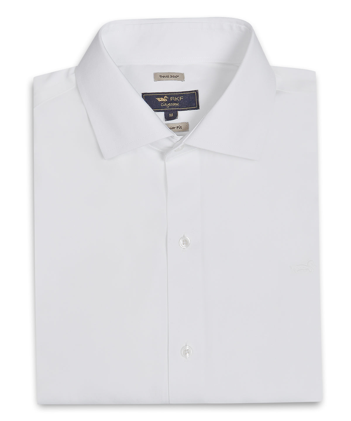 Camisa Algodón Hombre Wortravel Blanco Rockford