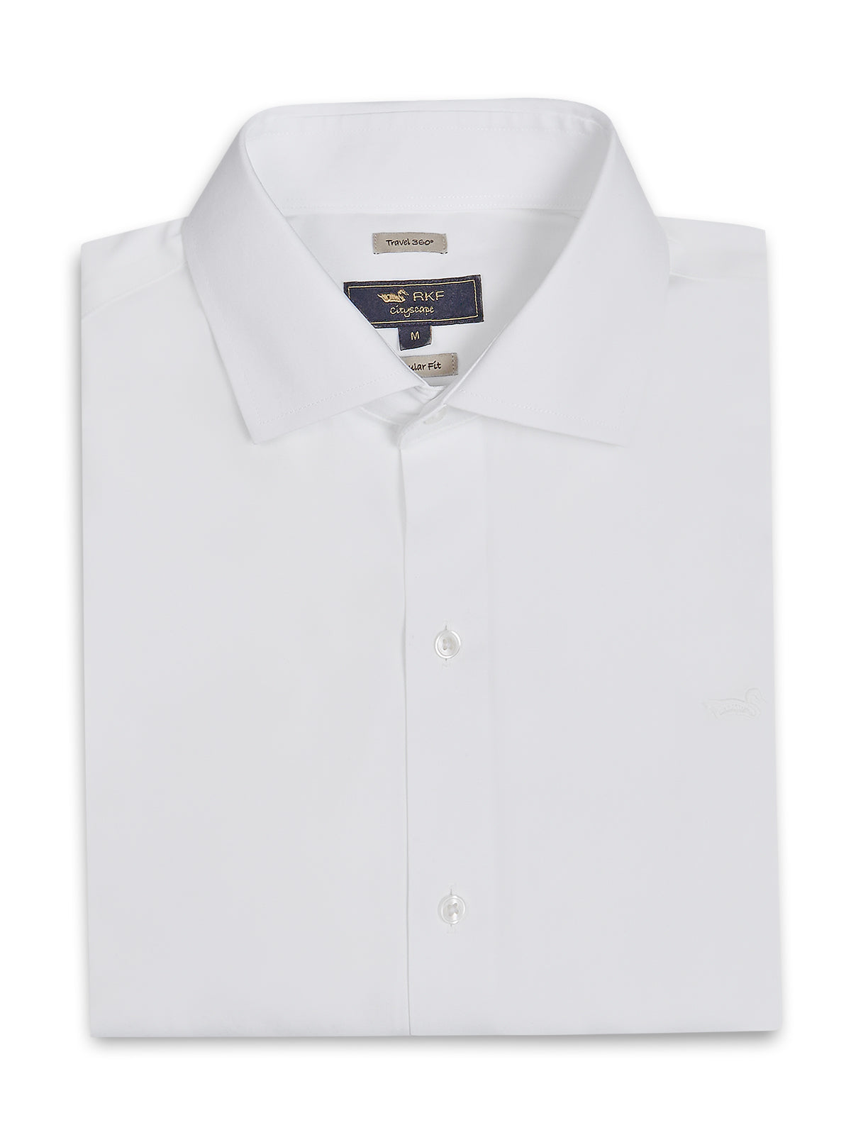 Camisa Algodón Hombre Wortravel Blanco Rockford