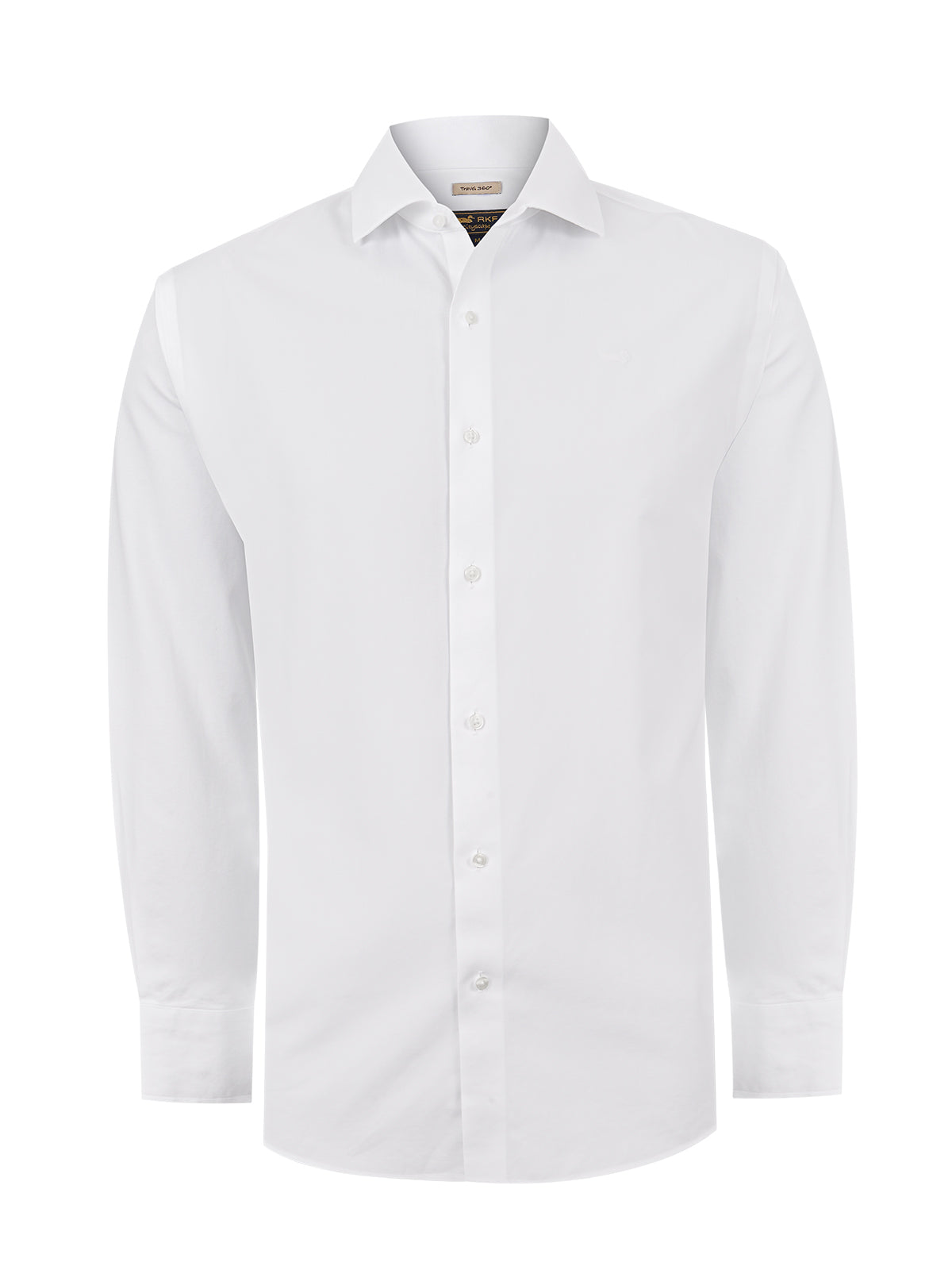 Camisa Algodón Hombre Wortravel Blanco Rockford