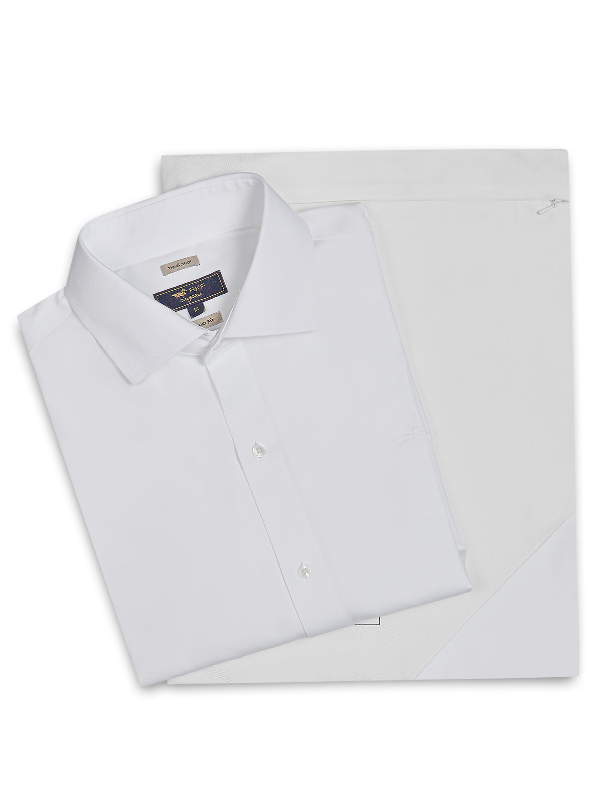 Camisa Algodón Hombre Wortravel Blanco Rockford