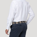 Camisa Cuello Italiano Hombre Wor Travel Blanco Rockford