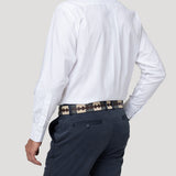 Camisa Cuello Italiano Hombre Wor Travel Blanco Rockford