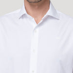 Camisa Cuello Italiano Hombre Wor Travel Blanco Rockford