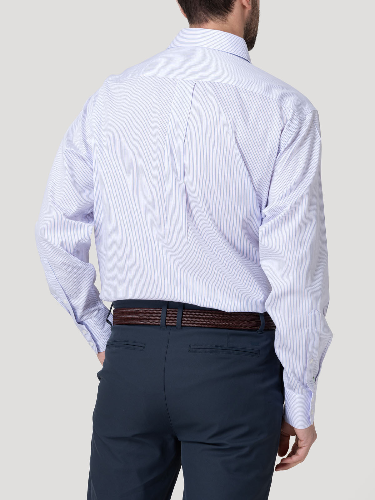 Camisa Cuello Italiano Hombre Wf Pc Rosado Rockford