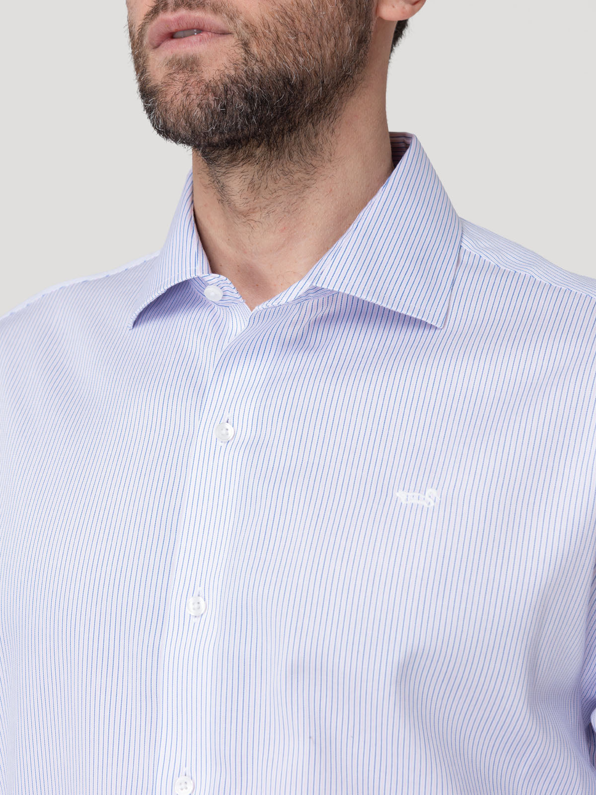 Camisa Cuello Italiano Hombre Wf Pc Rosado Rockford