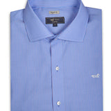 Camisa Cuello Italiano Hombre Wf Pc Azul Rockford