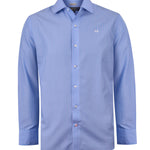 Camisa Cuello Italiano Hombre Wf Pc Azul Rockford
