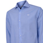 Camisa Cuello Italiano Hombre Wf Pc Azul Rockford
